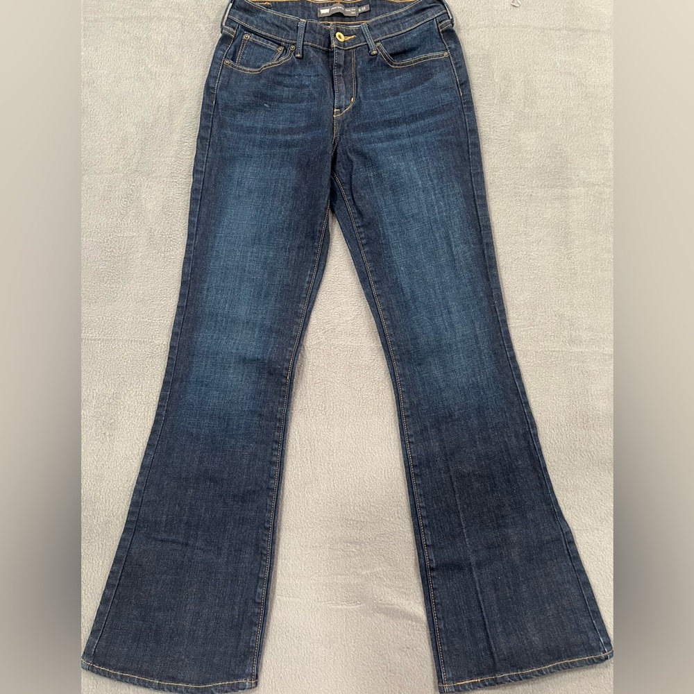 Levi's Jeans Women's Blue Classic Rise Demi Curve Bootcut Dark Wash Sz 28x31